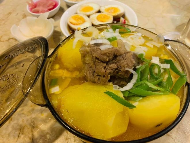 cách nấu canh xương khoai tây  2