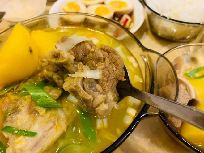 cách nấu canh xương khoai tây  4