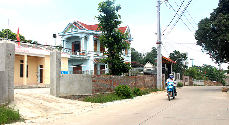 Diện mạo xã Sơn Cương, huyện Thanh Ba đã đổi thay cùng chương trình xây dựng NTM