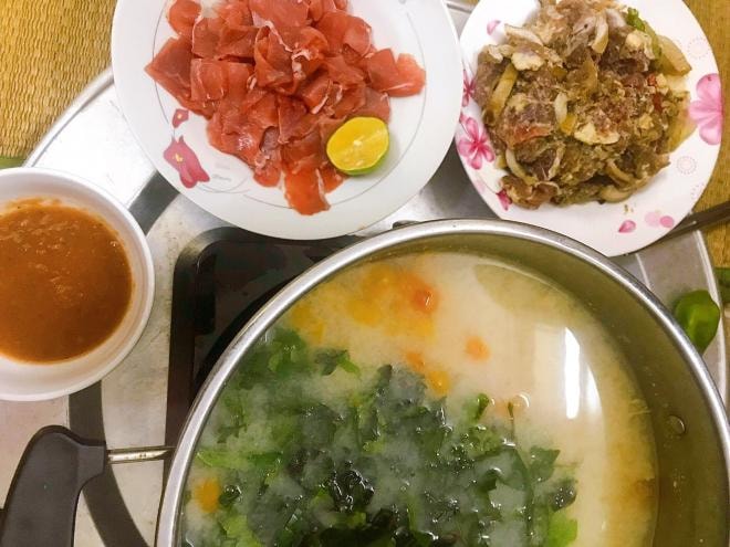 lẩu bò nhúng mẻ  0