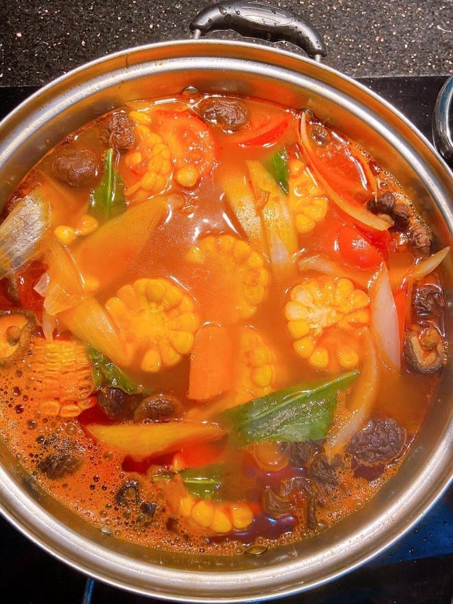 cách nấu lẩu hải sản  0