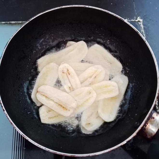cách làm chuối ngào đường  0