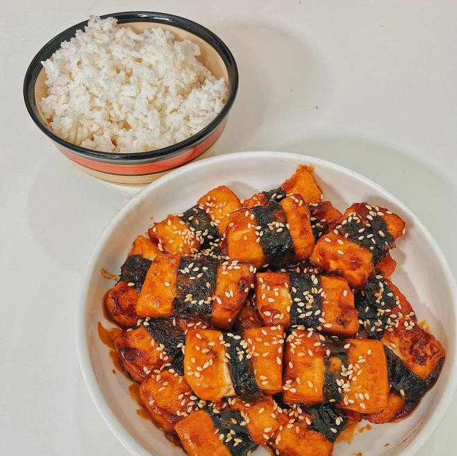 đậu phụ cuộn rong biển  1