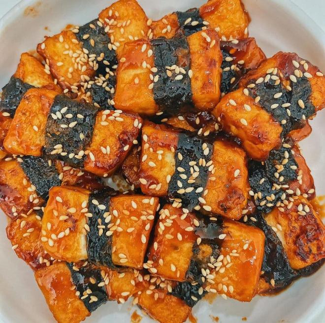 đậu phụ cuộn rong biển  3