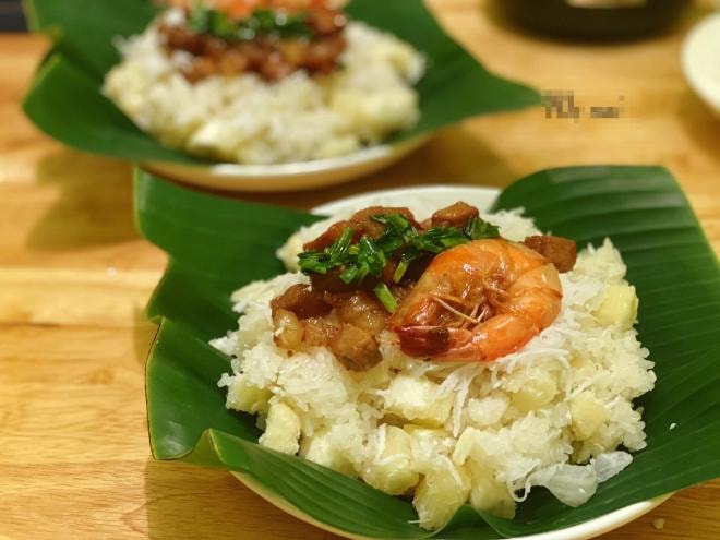 cách nấu xôi sắn  2