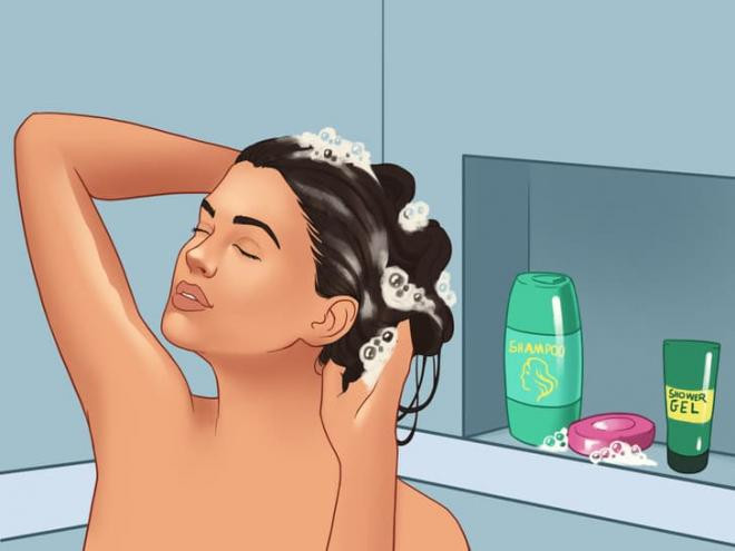 gội và xả tóc đúng cách  4