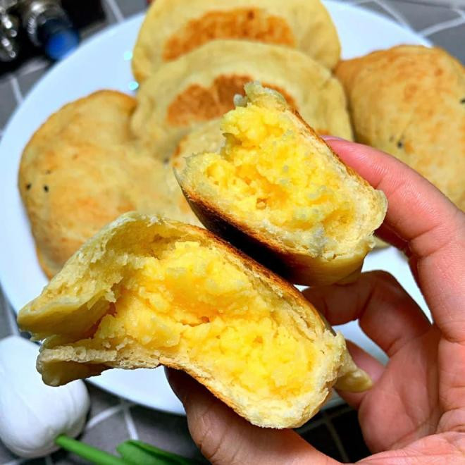 cách làm bánh mì trứng sữa  0