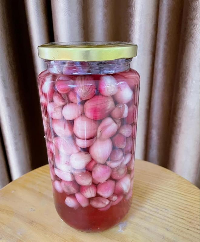muối dưa hành tím  0