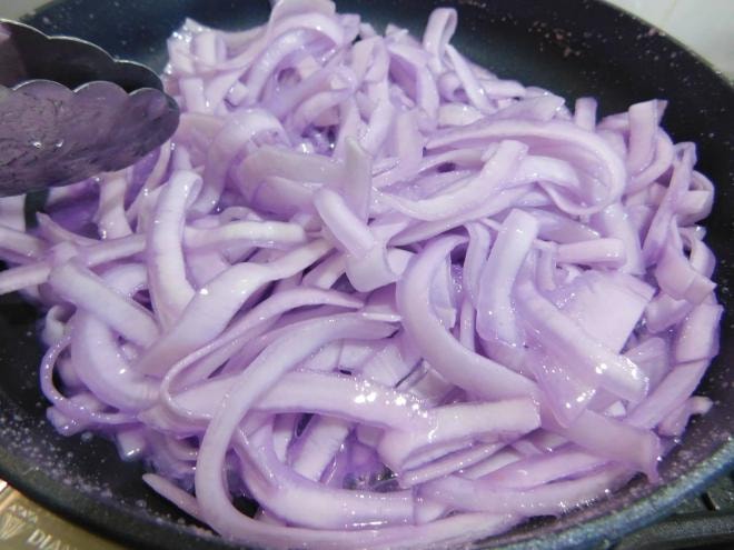 cách làm mứt dừa màu tím  2
