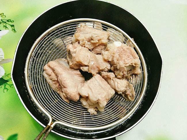cách nấu cháo sườn  2