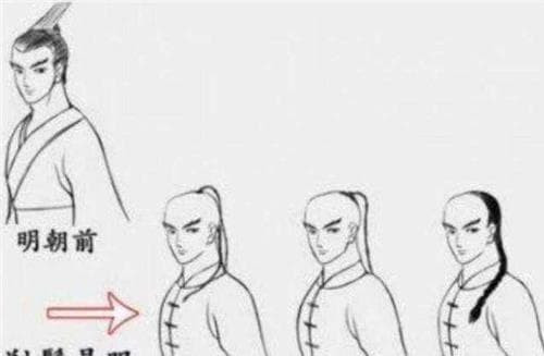 Giải mã bí ẩn về kiểu đầu của nam giới Thanh Triều