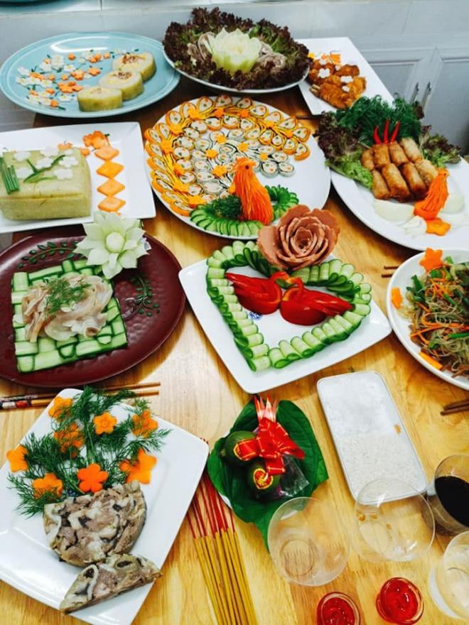 mâm cỗ cúng tất niên 1 mâm cỗ cúng tất niên 1
