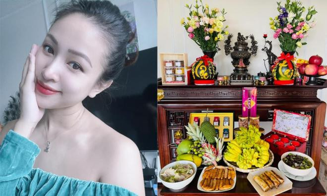 mâm cỗ cúng tất niên của sao việt 0 mâm cỗ cúng tất niên của sao việt 0