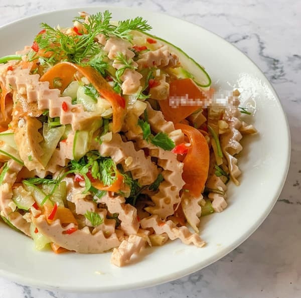 cách làm nộm giò  0