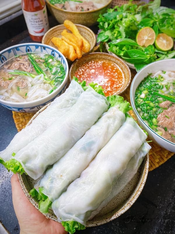 cách làm bánh phở cuốn tại nhà   2