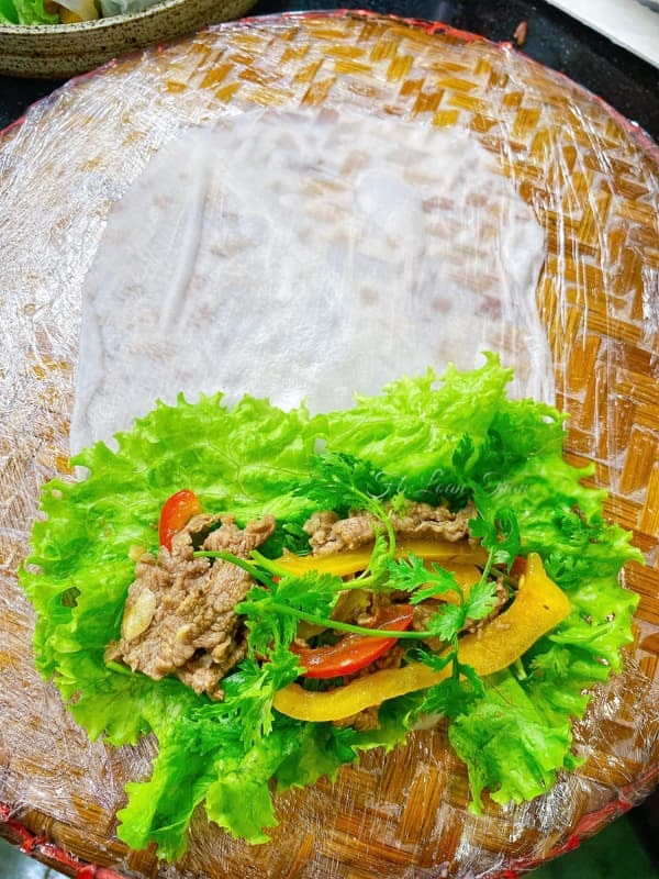 cách làm bánh phở cuốn tại nhà   0