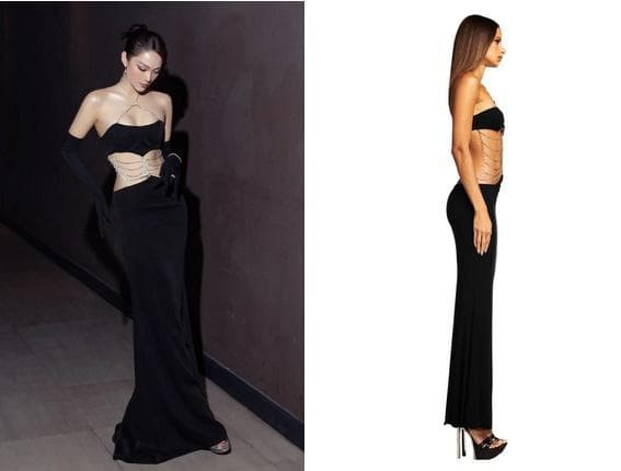 Minh Hằng nghi mặc váy nhái 2
