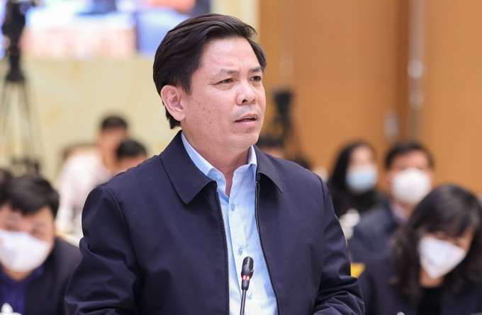 Bộ trưởng Giao thông Vận tải Nguyễn Văn Thể. Ảnh:Huy Vũ