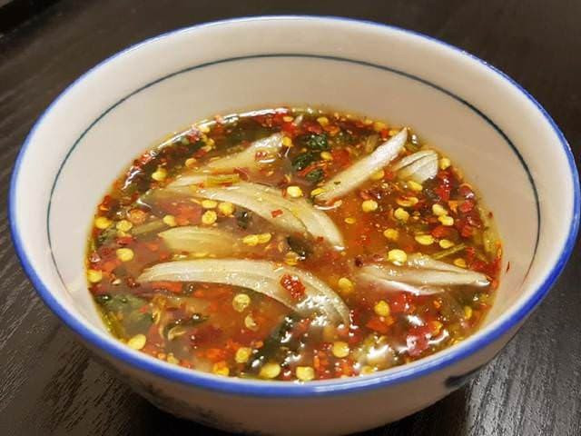 chấm gà nướng  0