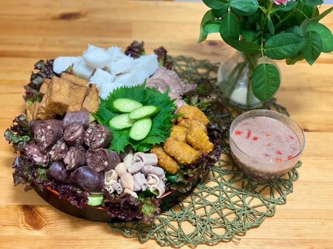 cách làm bún đậu mắm tôm ngon  0