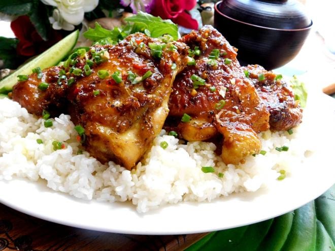 đùi gà sốt tiêu đen 0