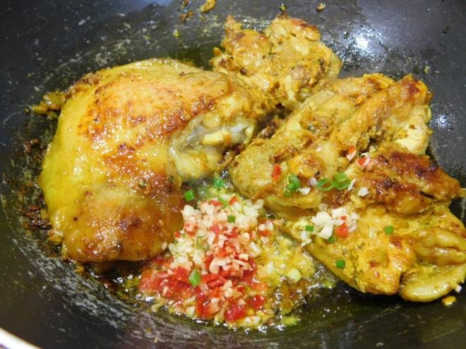 đùi gà sốt tiêu đen 1