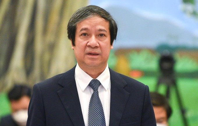 Bộ trưởng Giáo dục và Đào tạo Nguyễn Kim Sơn. Ảnh: Hiếu Duy