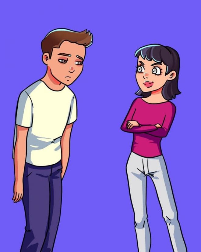 phụ nữ cắn môi  3