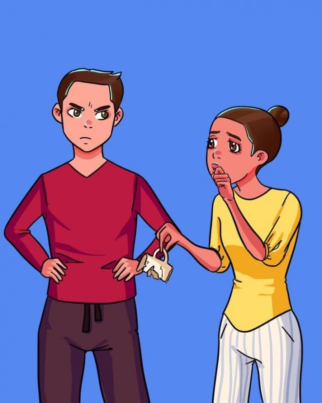 phụ nữ cắn môi  0