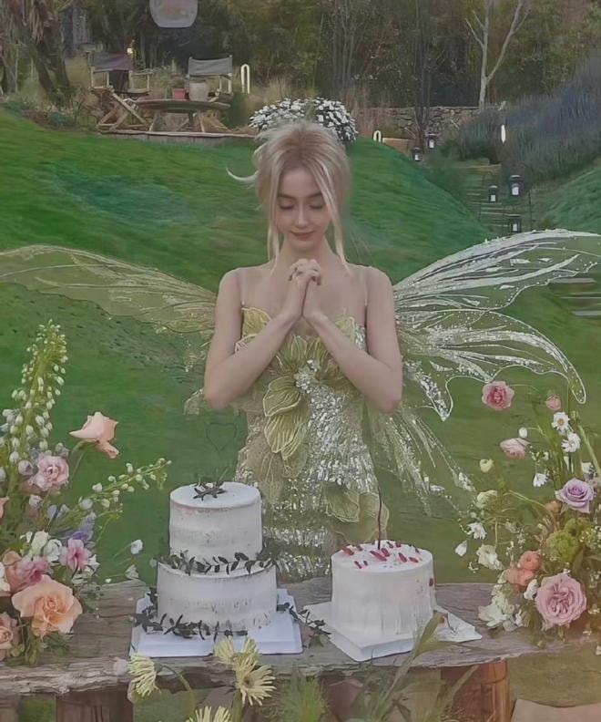 Angelababy mừng tuổi 33, mái tóc vàng nâng tầm visual ngút ngàn, thần thái tiên tử kinh diễm 6