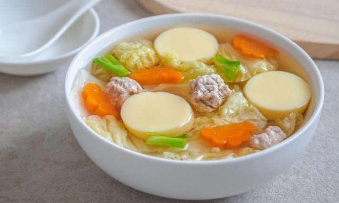 canh đậu phụ trứng  2