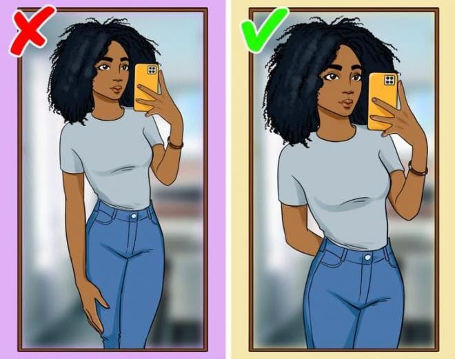 cách chụp ảnh selfie 4