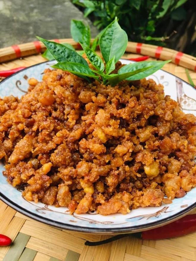 thịt chưng mắm tép 0
