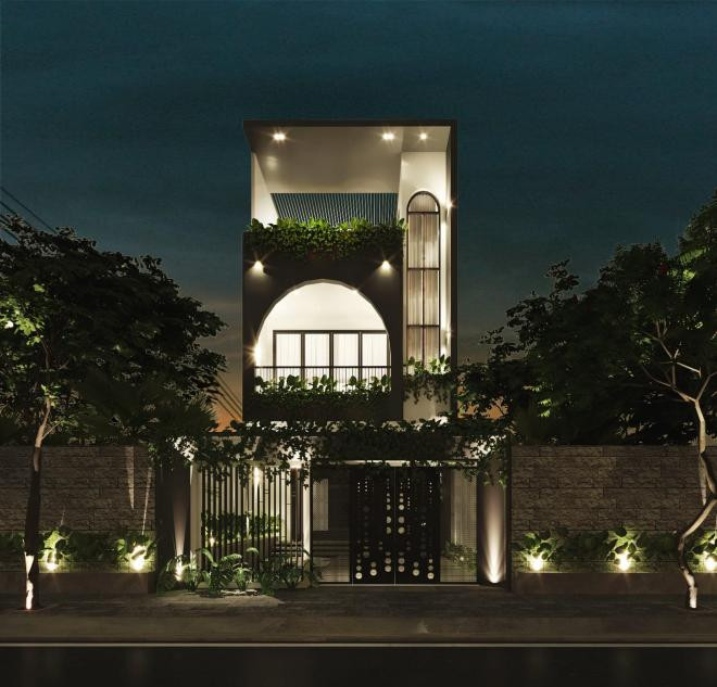 nhà phố hiện đại   1