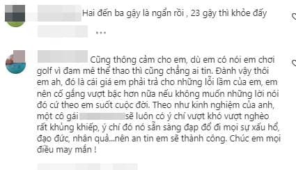 trâm anh chơi golf  1