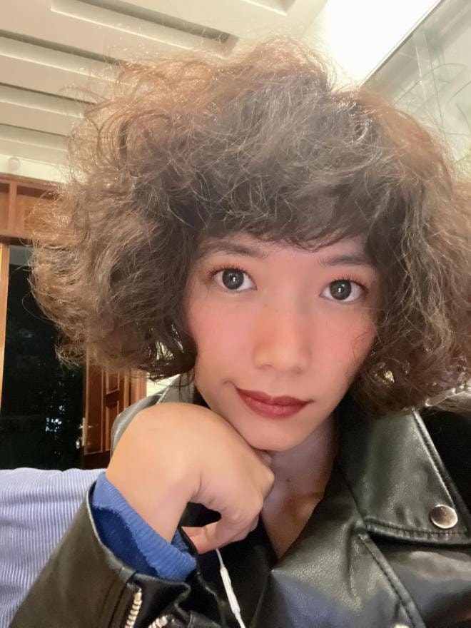 tóc xù trà my  7