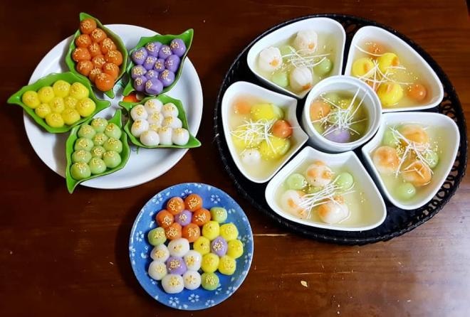 mâm cúng tết hàn thực 2022  15