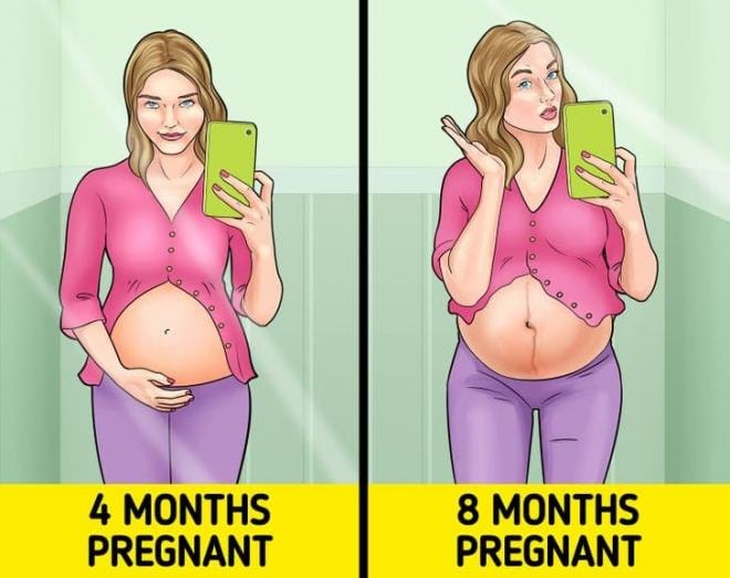  đường sọc nâu bụng bầu 1