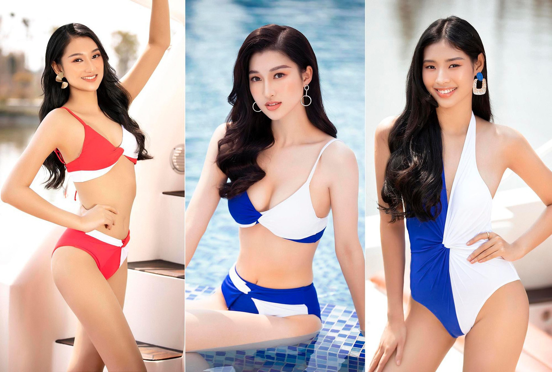 64 thí sinh Miss World Vietnam 2022 gây sốt khi khoe dáng nóng bỏng với bikini ảnh 1