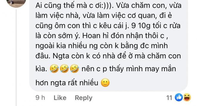em gái quang vinh chăm con  3