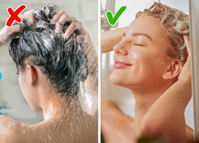 thói quen trong phòng tắm có thể gây hại tóc  1