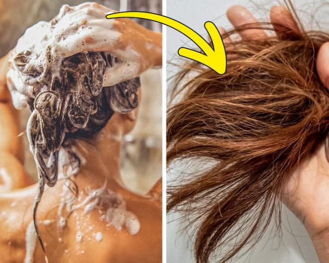 thói quen trong phòng tắm có thể gây hại tóc  5