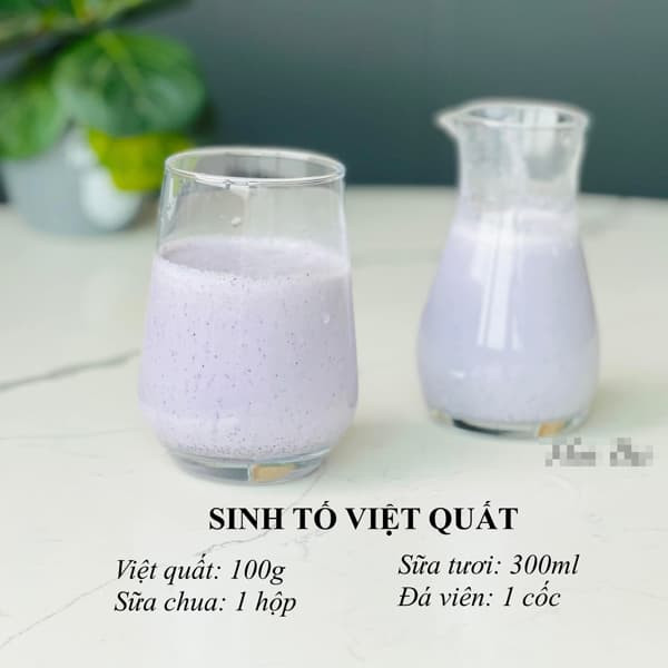 công thức pha sinh tố 3 công thức pha sinh tố 3