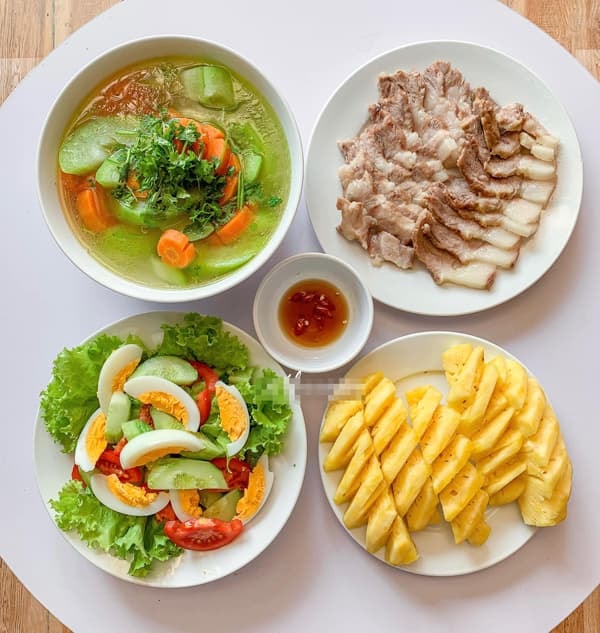 mâm cơm ngày hè  3