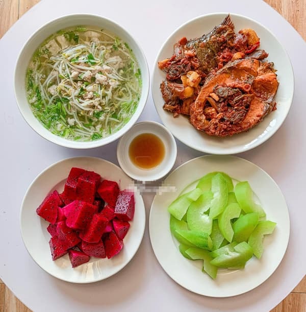 mâm cơm ngày hè  5