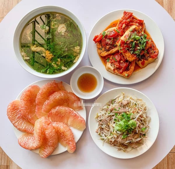 mâm cơm ngày hè  6