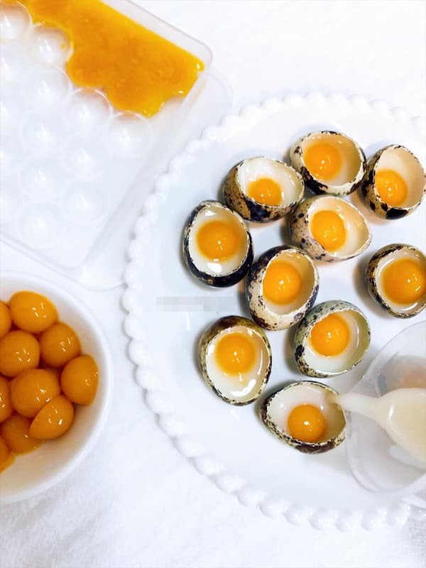 trà sữa trứng lòng đào  1