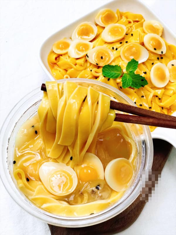 trà sữa trứng lòng đào  2