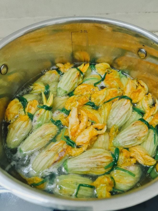 cách nấu canh bông bí  4