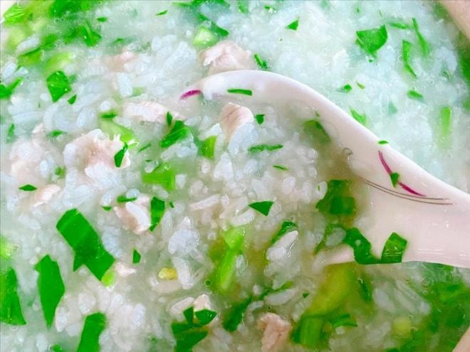 cách nấu cháo thịt rau củ 6